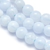 Natural Blue Lace Agate Beads Strands X-G-A177-04-09-3