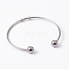 Tarnish Resistant Fashion 304 Stainless Steel Cuff Bangles Torque Bangles X-BJEW-H473-01P-6