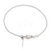 Brass Cable Chains Bracelets for Women BJEW-G735-09P-1