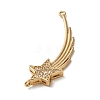Brass Micro Pave Cubic Zirconia Pendants KK-F865-13G-2