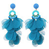 Alloy Acrylic Dangle Stud Earrings FS-WG3C6DF-04-1