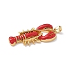 Brass Enamel Pendants X-KK-Z124-01G-01-2
