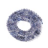 Natural Iolite Beads Strands LS-G-N342-32-3