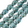 Synthetic Turquoise Beads Strands G-E456-35D-8x10mm-03-1