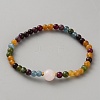 Plastic Beaded Stretch Bracelets BJEW-WH0032-011-1