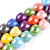 Handmade Porcelain Bead Strands X-PORC-N007-25-1