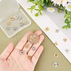 20Pcs 10 Style 304 Stainless Steel Charms STAS-CN0001-07-3