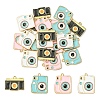 20Pcs 4 Styles Alloy Enamel Pendants ENAM-YW0004-17-1