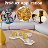 Acrylic Coin Base Display Holder ODIS-WH0078-05A-5