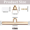 4Pcs Zinc Alloy Twist Bag Lock Purse Catch Clasps PURS-CP0001-03LG-2