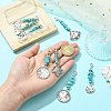 8Pcs Alloy Pendant Decorations HJEW-CJ00075-4