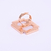 Adjustable Resin Palette Rings MRMJ-WH0060-72B-2