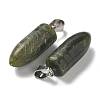 Natural Southern Jade Pointed Pendants G-B127-18P-01-2