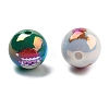 Christmas Theme UV Plating Acrylic Beads OACR-M022-02-2