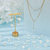 360Pcs 11 Styles ABS Plastic Imitation Pearl Bead Caps OACR-DC0001-30-5