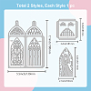 Wedding Theme Carbon Steel Cutting Dies Stencils DIY-WH0309-1565-6