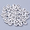 Opaque White Acrylic Beads MACR-S273-45B-1