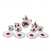 Mini Ceramic Tea Sets BOTT-PW0002-124D-3