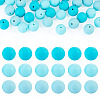 45Pcs 3 Colors Round Silicone Focal Beads SIL-TAD0001-01A-1