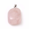 Natural Rose Quartz Pendants G-k302-B22-2