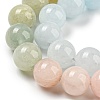 Natural Morganite Beads Strands G-P503-8MM-01-4