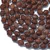 Natural Purple Aventurine Beads Strands G-K389-D14-01-3