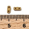2-Hole Baking Paint Glass Seed Beads SEED-S023-17A-05-3