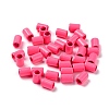 Column Rack Plating Spray Painted Alloy Beads for Jewelry Making X-PALLOY-F291-01-3