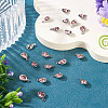 20Pcs Faceted Glass Charms RGLA-TADJ0001-01G-4