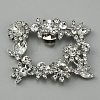 Alloy Crystal Rhinestone Wedding Shoe Decorations FIND-WH0120-80B-P-1