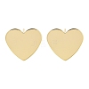 Brass Stud Earrings Findings EJEW-B063-06G-1