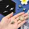 6Pcs 6 Styles 304 Stainless Steel Box Clasps STAS-CJ0002-72-4