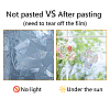 Gorgecraft 16Sheets 4 Style Waterproof PVC Colored Laser Stained Window Film Adhesive Stickers DIY-WH0256-059-10