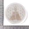 Flat Round Natural Selenite Slice Coasters DJEW-C015-02K-3