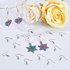 80Pcs Ion Plating(IP) 304 Stainless Steel French Earring Hooks STAS-SP0001-81-4