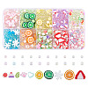 130G 10 Style Plastic Bubble Beads FIND-OC0004-04-1