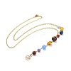 Universe Galaxy The Nine Planets Guardian Star Stone Necklaces NJEW-JN02413-10-1
