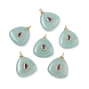 Dyed Natural White Jade  Pendants KK-C251-01C-02-1