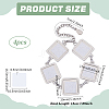 4Pcs Alloy Heat Transfer Blank Link Bracelet Making FIND-PH0024-43-2