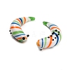 Handmade Lampwork Worm Figurines LA-CBA77D3-01A-2