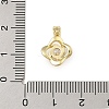 Brass Micro Pave Cubic Zirconia Pandents KK-U041-02G-02-3