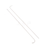 201 Stainless Steel Bented Beading Needles TOOL-WH0125-32A-1-1