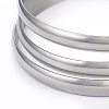 Fashion 201 Stainless Steel Bangle Sets BJEW-L664-024A-P-1-3
