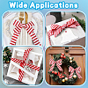Polyester Stripe Pattern Ribbon OCOR-WH0078-526A-01-5
