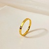 Heart Pattern 201 Stainless Steel Finger Rings FS-WG2B97B-01-2