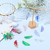 120Pcs 8 Colors Plastic Pendants FIND-SC0020-73-4