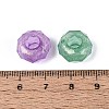 Transparent Acrylic European Beads OACR-Q200-14-4
