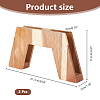 Wood Record Display Stands ODIS-WH0074-03-2