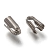 Tarnish Resistant 304 Stainless Steel Folding Crimp Ends X-STAS-G122-09P-B01-2