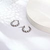 Non-Tarnish 304 Stainless Steel Hoop Earrings AZ5458-2-2